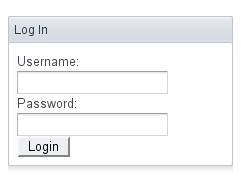 Themeing Login Box Example with 'runo' theme.