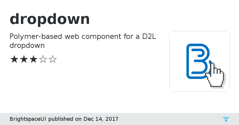 dropdown - Vaadin Add-on Directory