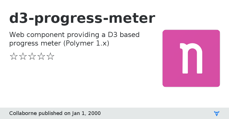 d3-progress-meter - Vaadin Add-on Directory