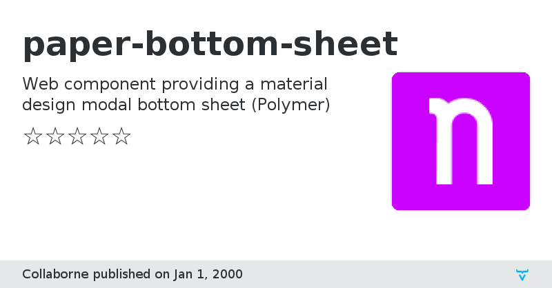 paper-bottom-sheet - Vaadin Add-on Directory