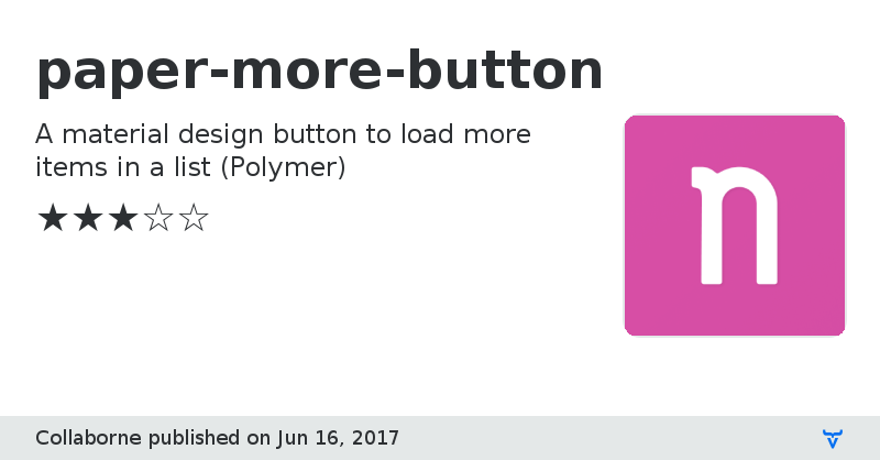 paper-more-button - Vaadin Add-on Directory