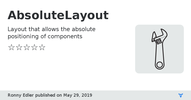 AbsoluteLayout - Vaadin Add-on Directory