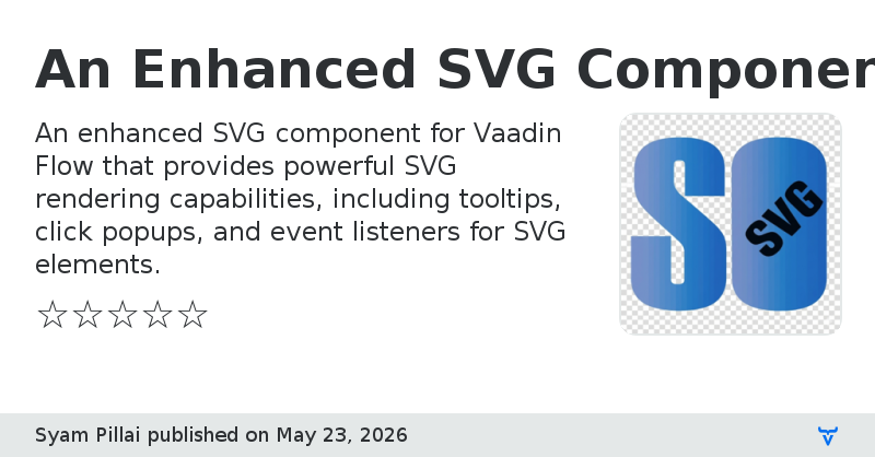 An Enhanced SVG Component for Vaadin - Vaadin Add-on Directory