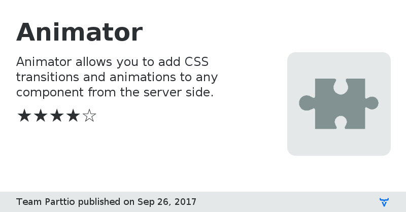 Animator - Vaadin Add-on Directory