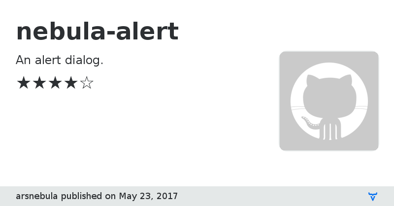 nebula-alert - Vaadin Add-on Directory