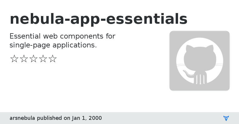 nebula-app-essentials - Vaadin Add-on Directory