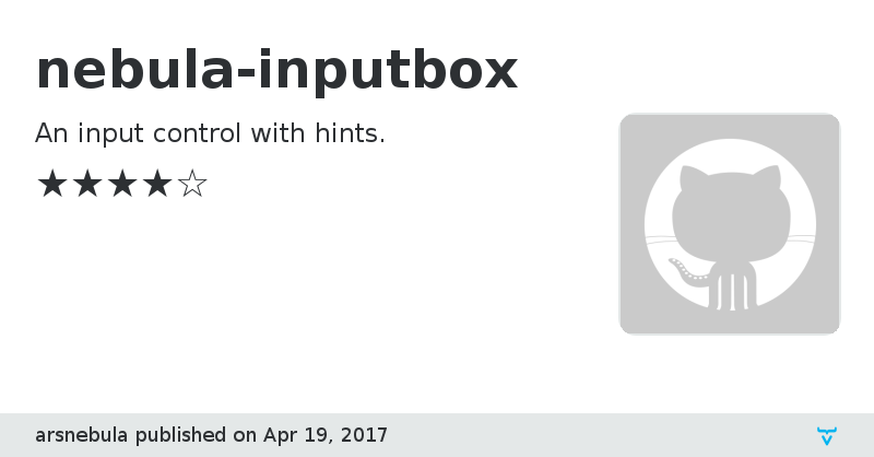 nebula-inputbox - Vaadin Add-on Directory