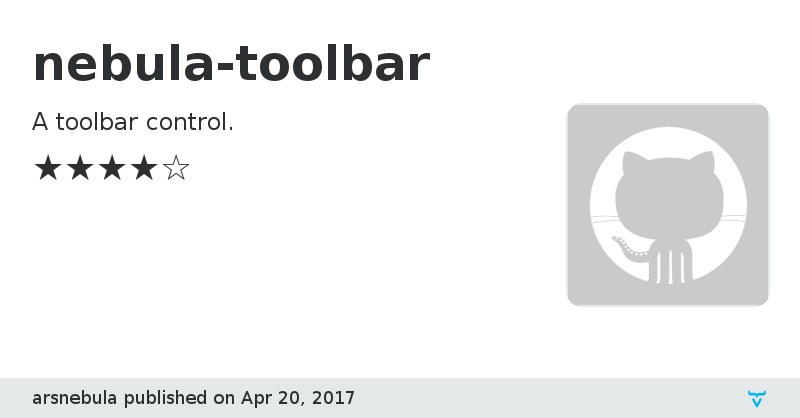 nebula-toolbar - Vaadin Add-on Directory