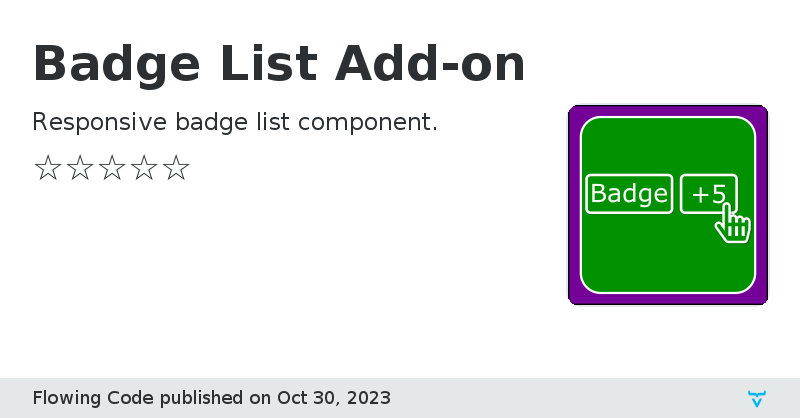 Badge List Add-on - Vaadin Add-on Directory