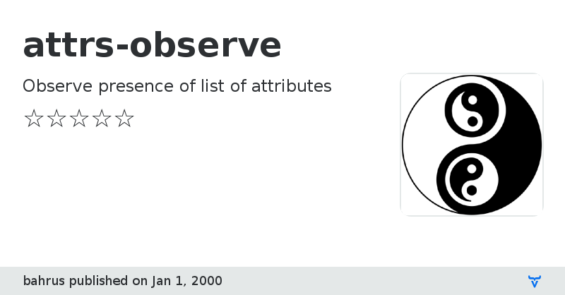attrs-observe - Vaadin Add-on Directory