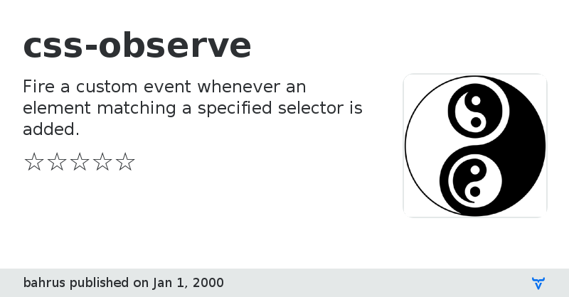 css-observe - Vaadin Add-on Directory