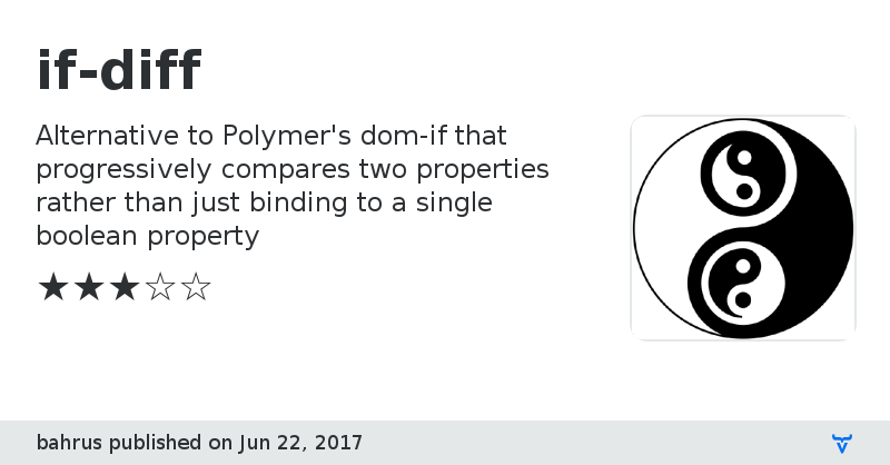 if-diff - Vaadin Add-on Directory