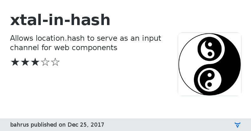 xtal-in-hash - Vaadin Add-on Directory