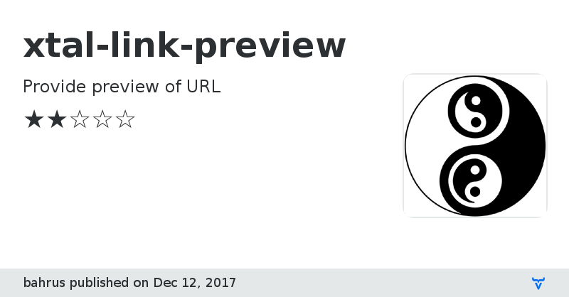 xtal-link-preview - Vaadin Add-on Directory