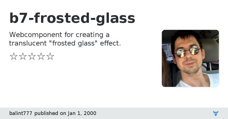 b7-frosted-glass - Vaadin Add-on Directory