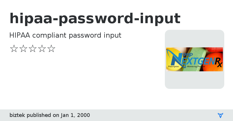 hipaa-password-input - Vaadin Add-on Directory