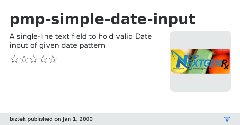 pmp-simple-date-input - Vaadin Add-on Directory