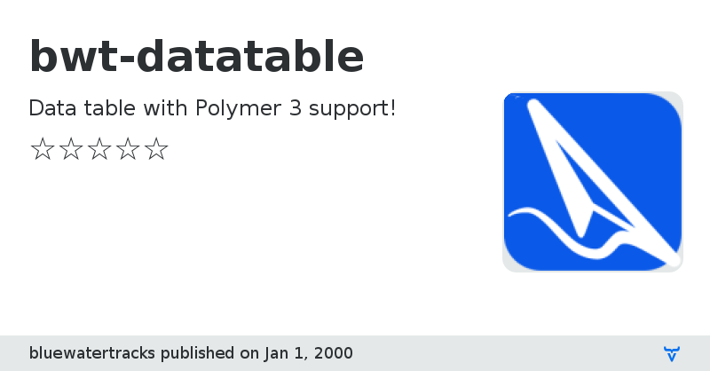 bwt-datatable - Vaadin Add-on Directory