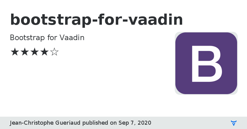 bootstrap-for-vaadin - Vaadin Add-on Directory