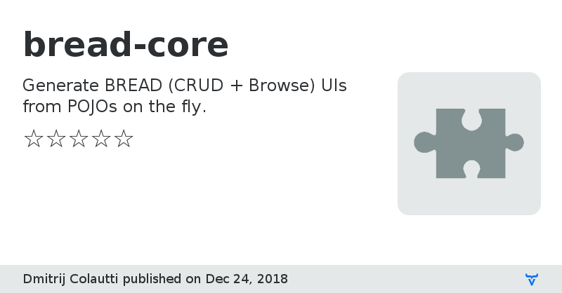 bread-core - Vaadin Add-on Directory