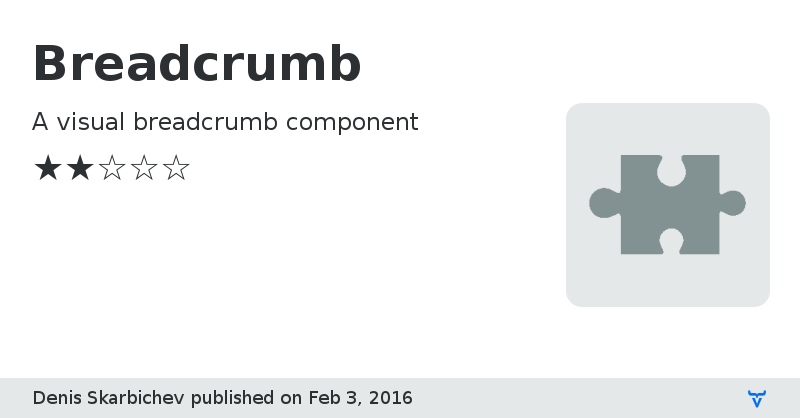 Breadcrumb - Vaadin Add-on Directory