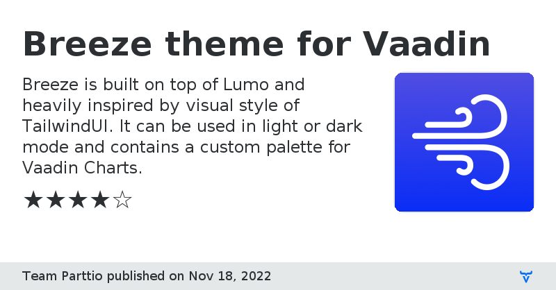 Breeze theme for Vaadin - Vaadin Add-on Directory