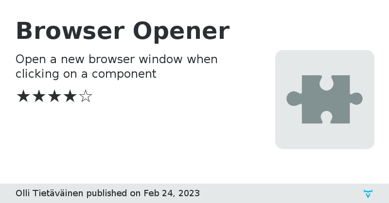 Browser Opener - Vaadin Add-on Directory