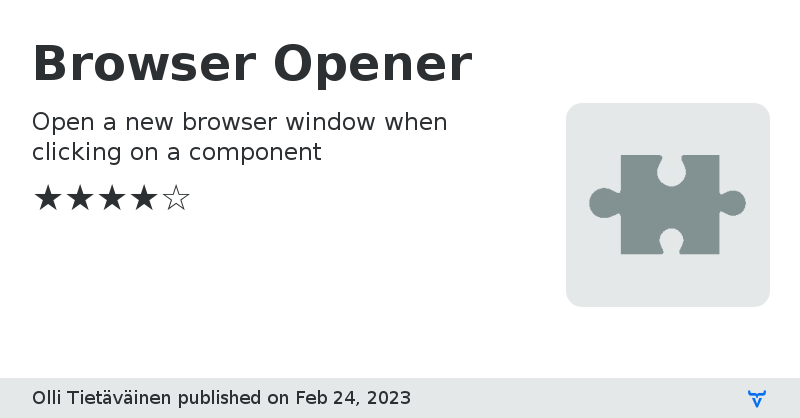 Browser Opener - Vaadin Add-on Directory