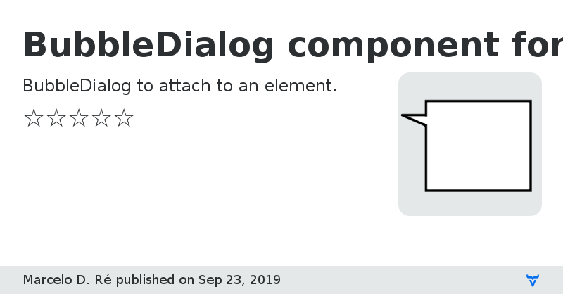 BubbleDialog component for Vaadin Flow 13.+ - Vaadin Add-on Directory