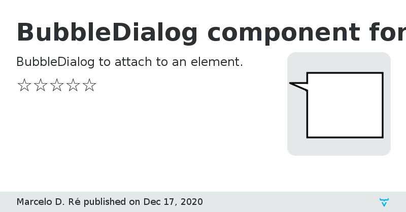 BubbleDialog component for Vaadin Flow 14.+ - Vaadin Add-on Directory