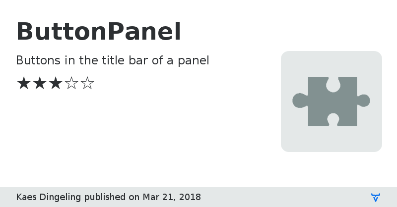 ButtonPanel - Vaadin Add-on Directory