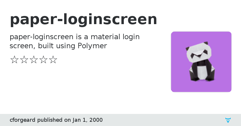 paper-loginscreen - Vaadin Add-on Directory