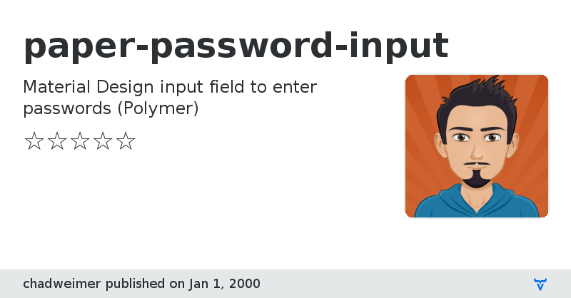 paper-password-input - Vaadin Add-on Directory