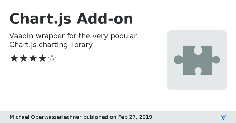 Chart.js Add-on - Vaadin Add-on Directory