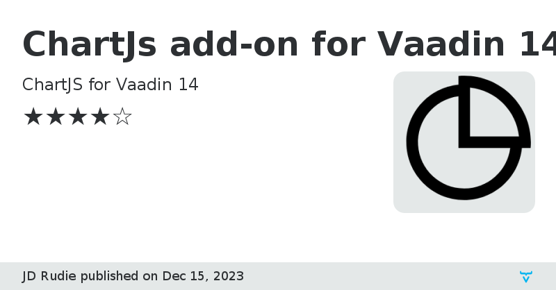 ChartJs add-on for Vaadin 14+ - Vaadin Add-on Directory