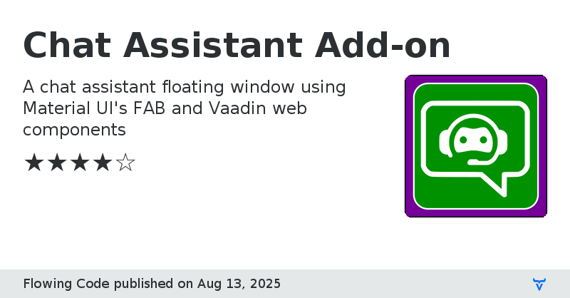 Chat Assistant Add-on - Vaadin Add-on Directory