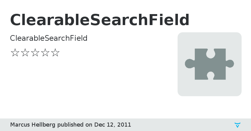 ClearableSearchField - Vaadin Add-on Directory