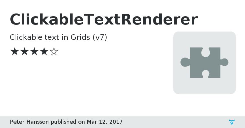 ClickableTextRenderer - Vaadin Add-on Directory