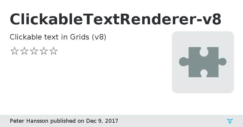 ClickableTextRenderer-v8 - Vaadin Add-on Directory