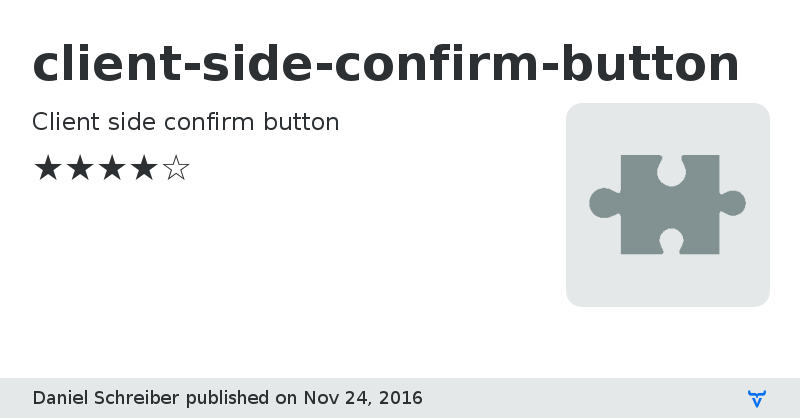 client-side-confirm-button - Vaadin Add-on Directory