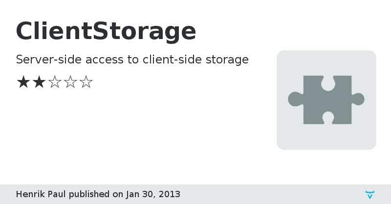 ClientStorage - Vaadin Add-on Directory