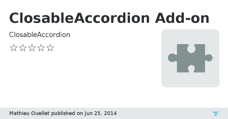 ClosableAccordion Add-on - Vaadin Add-on Directory