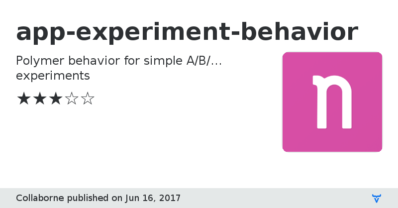 app-experiment-behavior - Vaadin Add-on Directory