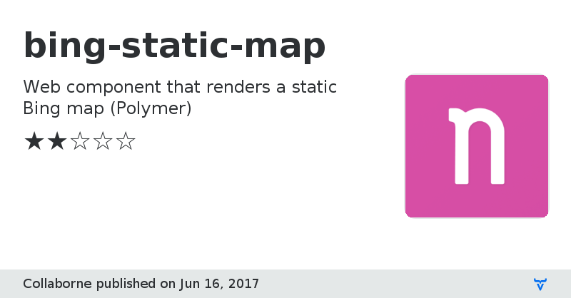 bing-static-map - Vaadin Add-on Directory