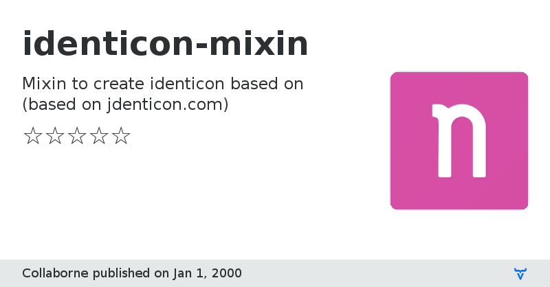 identicon-mixin - Vaadin Add-on Directory