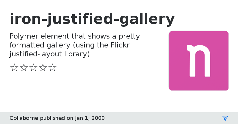 iron-justified-gallery - Vaadin Add-on Directory