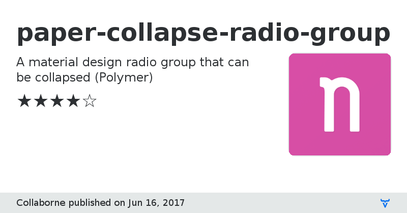 paper-collapse-radio-group - Vaadin Add-on Directory