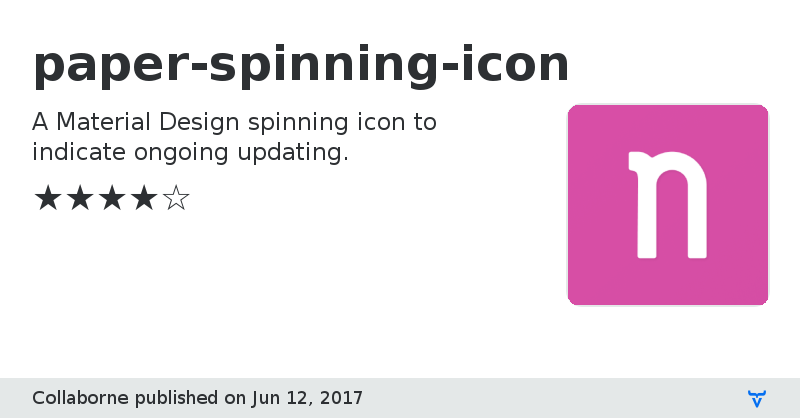 paper-spinning-icon - Vaadin Add-on Directory