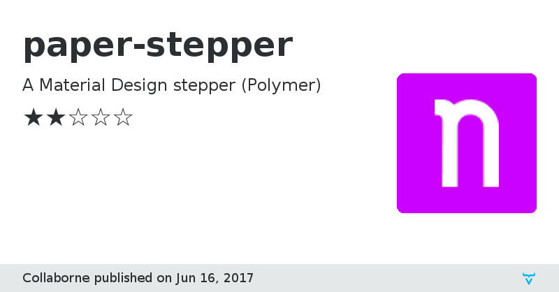 paper-stepper - Vaadin Add-on Directory