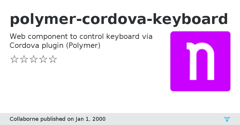 polymer-cordova-keyboard - Vaadin Add-on Directory